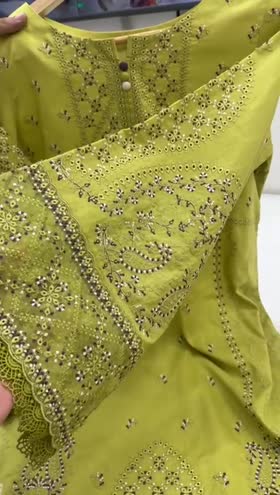 Rs 11000 Aneelas Stitched Luxury Lawn 2pc [LUX-08] [Dispatch Date 20th July] ~ [Chest 22] [Length 45] LARGE (Shoot Length)