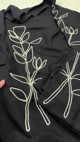 Rs 4400 Sahiba stitched Emb shirt trouser ~ [Chest 22] [Length 35] LARGE