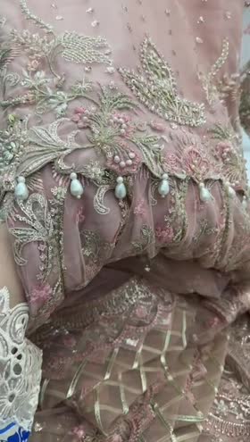 Rs 19500 Aneelas Bridal/ Wedding UNstitched Net 3pc Maxi [BR-01] [Dispatch Time 1 Month]