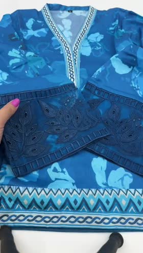 Rs 4650 Sahiba Lawn Stitched 3pc ~ [Chest 24] [Length 36] XLARGE