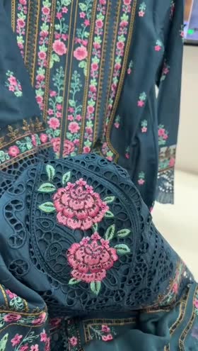 Rs 17500 Aneelas Stitched Luxury Lawn Heavy Emb Chiffon Duppata New Launch [Dispatch Date 4th June] ~ [Chest 24] [Length 48] XXLARGE