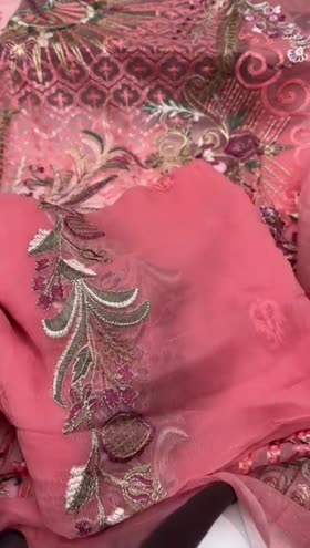 Rs 7500 Ramsha Chiffon 3pc Box Packing [F-2411]