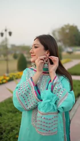 Rs 9500 Aneelas Eid launch raw silk 3pc chiffon Emb Duppata UNstitched [D 3] [Dispatch date 20th May]