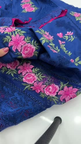 Rs 11000 Aneelas Luxury Lawn Stitched Emb Shirt Trouser [Dispatch Date 30th May] ~ [Chest 22] [Length 48] LARGE