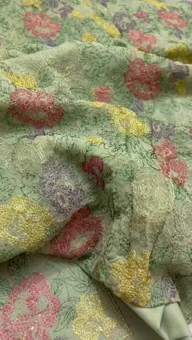 Rs 6800 Fragrant lawn Emb 3pc heavy Emb chiffon duppats