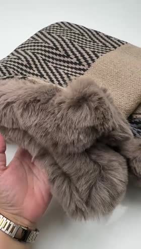 Rs 4500 Wool Fur Cape Shawl