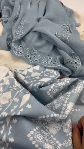 Rs 4350 Aafreen lawn same printed 3oc chiffon chicken Kari duppata New launch ( A F94]