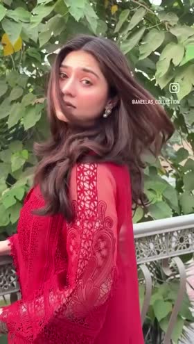 Rs 12000 Aneelas semi formal stitched Organza shirt raw silk inner trouser [Dispatch date 28th March ] ~ [Chest 22] [Length 44] LARGE