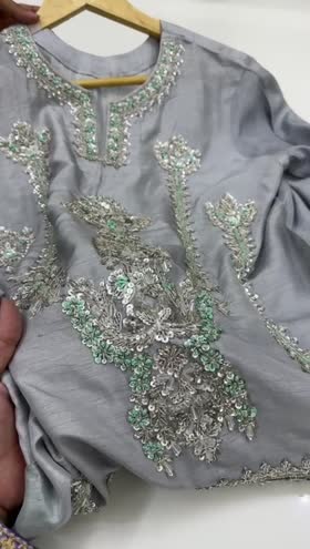 Rs 24500 Aneelas Ada work stitched 3 p .[Dispatch month April ]   ~ [Chest 23] [Length 44] XLARGE