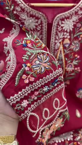 Rs 11000 Aneelas Stitched Lawn Emb Shirt Trouser 2pc [LUX-09] [Dispatch Date 20th July] ~ [Chest 24] [Length 45] XXLARGE