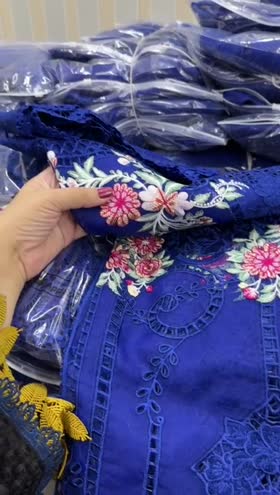 Rs 12000 Aneelas semi formal stitched Organza shirt raw silk inner and trouser.[Dispatch  month 12th March ] ~ [Chest 22] [Length 48] LARGE