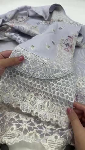 Rs 16900 Imrozia Serene Lawn Stitched Emb 3pc [Eahaal] ~ LARGE