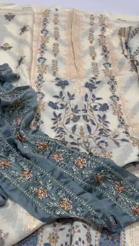 Rs 3000 lawn jacquard emb 2pc