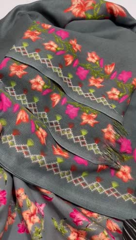 Rs 3800 Marina Wool Shawl 3pc