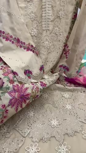 Rs 14000 Aneelas UNstitched Lawn Emb 3pc [LUX-07] [Dispatch Date 15th July] ~ [Chest 24] [Length 46] XXLARGE (Shoot Length)