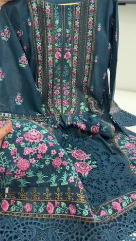 Rs 9950 Aneelas Stitched Luxury Lawn Heavy Emb 2pc New Launch [Dispatch Date 5th June] ~ [Chest 23] [Length 44] XLARGE
