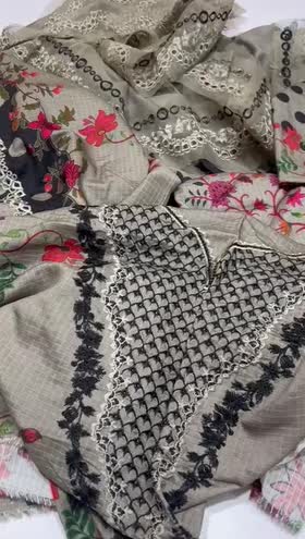 Rs 7950 Charizma Aniq staple Emb 3pc new launch [D12]