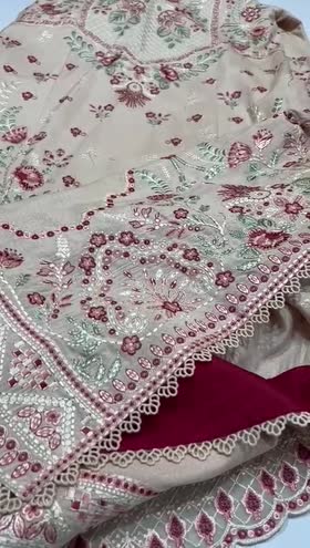 Rs 12000 Aneela’s karandi stitched Emb 3pc ( Small)