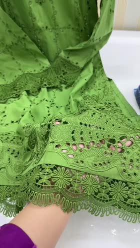 Rs 7200 Aneelas most trending Emb stitched shirt trouser [pre booking]   ~ [CH 19] [L 41] SMALL