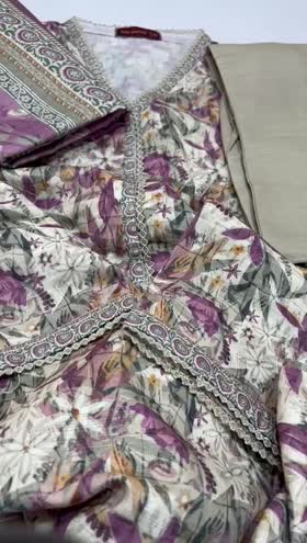 Rs 3800 Bin saeed Khaddar stitched 3pc  ~ LARGE