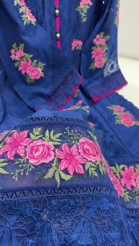 Rs 16500 Aneelas Stitched Luxury Lawn Emb Duppata 3 p [Dispatch date 5th June] ~ [Chest 21] [Length 45] MEDIUM