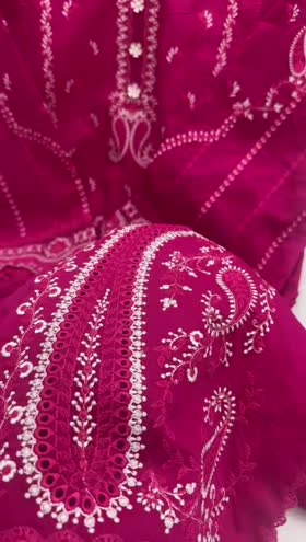 Rs 9950 Aneelas Stitched Luxury Lawn Emb Shirt Emb Trouser 2pc [LUX-06] [Dispatch Date 20th June] ~ [Chest 19] [Length 48] SMALL (Shoot Length)