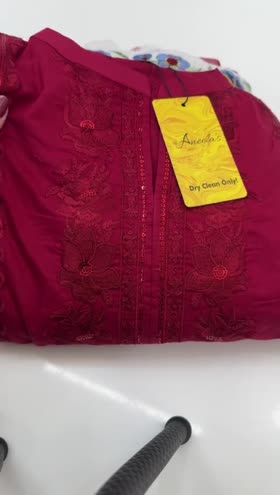 Rs 15500 Aneelas Luxury Lawn Emb Stitched 3 piece [Same Trouser] [Dispatch time 2 months] ~ [Chest 22] [Length 45] LARGE