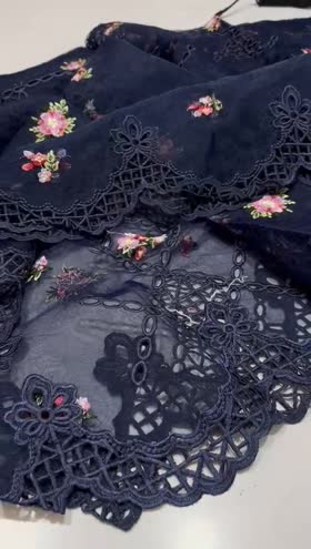 Rs 1800 Aneela’s organza Emb duppata