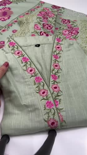 Rs 5700 Sahiba Khadar Stitched 3pc [Dispatch Time 2 Months] ~ [Chest 24] [Length 44] XLARGE