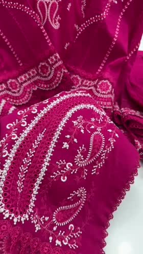 Rs 15500 Aneelas Stitched Luxury Lawn Emb Shirt Emb Trouser Emb Duppata 3pc [LUX-06] [Dispatch Date 20th June] ~ [Chest 24] [Length 45] XXLARGE