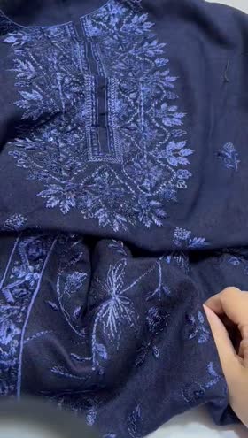 Rs 5895 Dastan Riaz Arts peech leather Emb 3pc box packing ( DS 44)