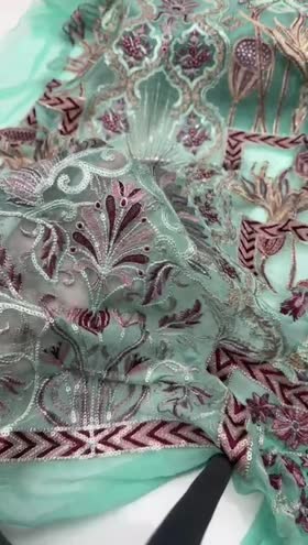 Rs 7500 Ramsha Chiffon 3pc Box Packing [F-2302]