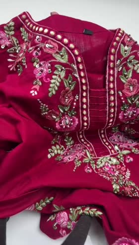 Rs 5950 Sahiba Stitched Emb 3pc [Dispatch Time 1 Month] ~ [Chest 19] [Length 45] SMALL