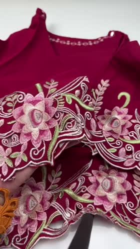 Rs 4500 Sahiba Stitched Emb Khadar 2pc [Dispatch Time 1 Month] ~ [Chest 22] [Length 46] LARGE